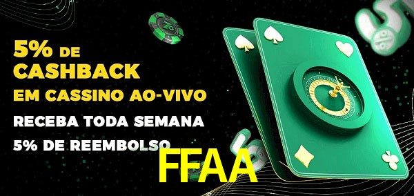 Promoções do cassino ao Vivo FFAA